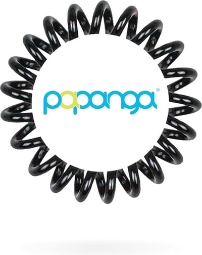 Papanga haarelastiek Zwart "Small''