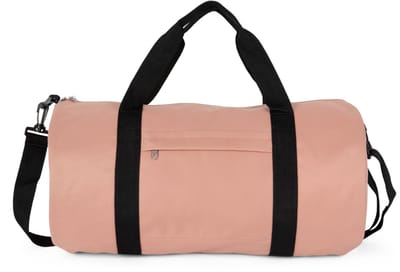 Kimood Gerecycleerde buisvormige tas met zak op de voorkant KI0655 - Flamingo Pink - One size