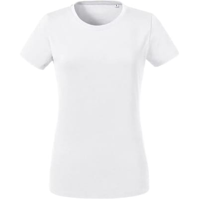 Dames-T-shirt Russell Athletic Pure Organic Heavy