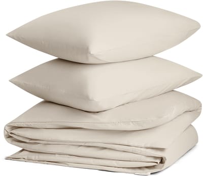 Yumeko dekbedovertrek katoen TENCEL™ sandy taupe 200x220 + 2/60x70 - Biologisch & ecologisch