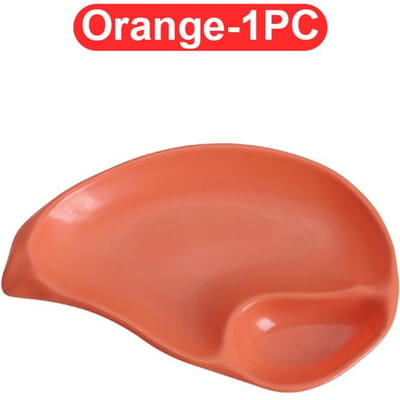 Plats créatifs en plastique pour raviolis, avec disques de vinaigre, pour sushis, frites, fruits secs, plats à cracher, vaisselle