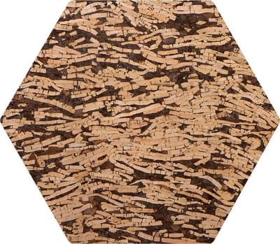 Kurk & Co zelfklevende zeshoek prikbord | In heel veel verschillende kleuren | 7 MM dik om lekker in te prikken | 6 stuks | 20 x 20 cm | Douro |
