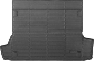 Kofferbakmat voor Toyota 4Runner 7-zits (2010-2024), op maat gemaakte kofferbakmat, TPE-beschermingsset, zwart (1 stuk)