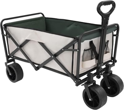 Vouwbare Handkar 89,5 x 51 cm voor Buitenactiviteiten - Ideaal voor Strand, Tuin en Park
