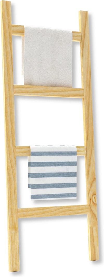 Handdoekrek Luumäki 120x47x2 cm houtkleurig