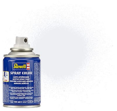 Revell Hobbyverf Acrylverf - #301 White - Satin - Acryl Spray - Verf spuitbus - 100 ml