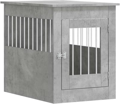 Hondenkennel met Tafelblad 55x80x68 cm Beton Grijs