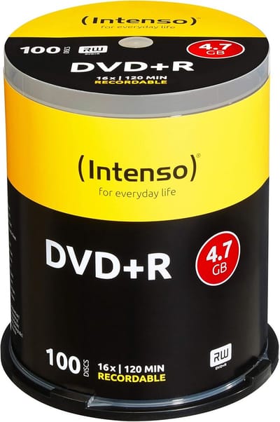 DVD+R Blanco Discs 4,7 GB - 16x Speed - 100 Stuks Spindel
