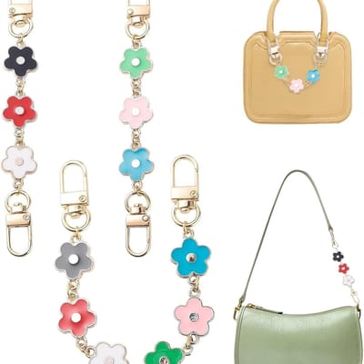 Handtas ketting extensie set - deluxe portemonnee accessoires - 3-delig met draaibare legering haak - SnelShoppen