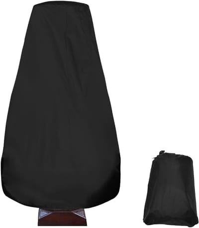 Dailygoods- Tuinfonteinafdekking 210D - Zilver Gecoate Oxford-stof - Bescherming voor Standbeeld - Afdekking voor Buitenfontein - 173 x 122 cm - Inclusief Opbergtas - Fonteinhoes