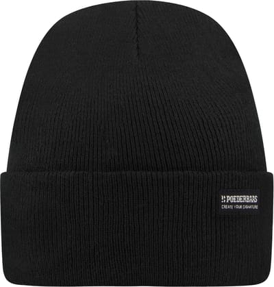 Poederbaas Muts Park Beanie Zwart