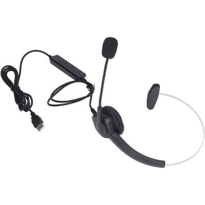 Callcenter Headset Ruisonderdrukking Ergonomische Bedrade Klantenservice Hoofdtelefoon voor Thuiskantoorgesprekken