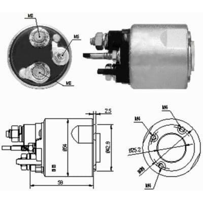 Magneetschakelaar, starter MEAT & DORIA 46159