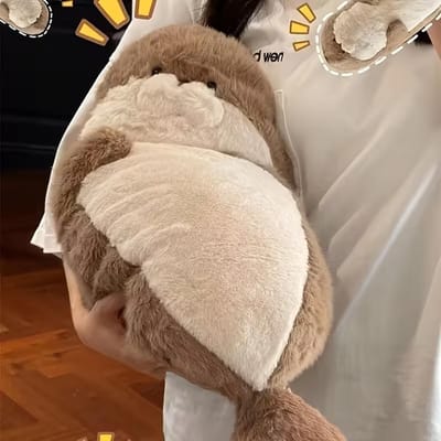 60cm Schattige Zeehond Pluche Speelgoed Zacht Kussen Levensgetrouwe Simulatie Gevuld Zeeotter Zachte Pop Dier Speelgoed Cartoon Otter Kind Verjaardagscadeau 60cm brown
