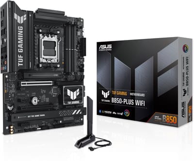 ASUS TUF GAMING B850-PLUS WIFI Moederbord - AMD B850 - AMD AM5 - DDR5 RAM - ATX