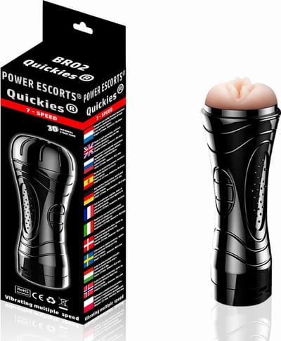Power Escorts Quickies Vibrerende Grote Masturbator - BR02 - Cadeaubox