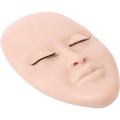 Wimper Mannequin Hoofd Wimperextensions Oefen Mannequin Make-up Mannequin Hoofd voor Beginner Roze