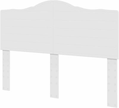 Hoofdbord Hout - Hoofdeinde Bed - Slaapkamer Inrichten - Moderne Strakke Stijl - 160 cm - Wit
