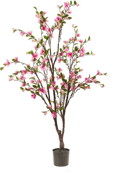 Emerald - Kunstboom Magnolia roze 170cm - Kunstplant voor binnen