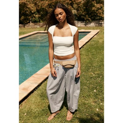 Stradivarius Soepelvallende barrelbroek  Hemelsblauw XS