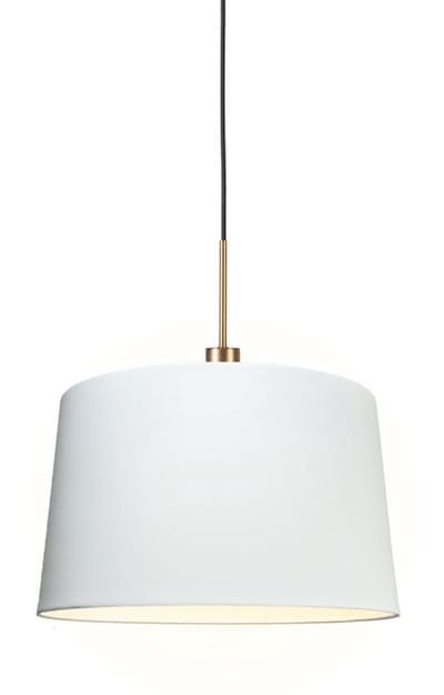 QAZQA Combi - Moderne Hanglamp met kap - 1 lichts - Ø 450 mm - Wit - Woonkamer | Slaapkamer | Keuken