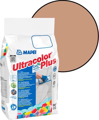 MAPEI Ultracolor Plus Voegmortel - Waterafstotend & Schimmelwerend - Kleur 141 Caramel - 5 kg