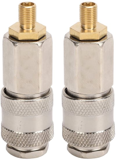 Dailygoody - Draagbare Luchtcompressoradapters - Heavy Duty Staal - 3 in 1 Snelkoppeling - Bandenpomp Accessoire - Geschikt voor Diverse Gereedschappe.