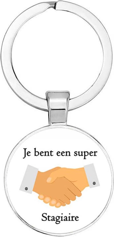 Akyol - je bent een super Sleutelhanger - stagiair - iemand die stage loopt - werk - cadeau - verjaardag - welkomst cadeau - afscheidscadeau - gift - 2,5 x 2,5 CM