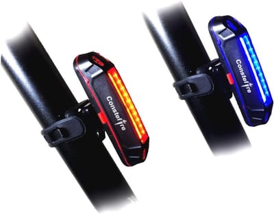 Oplaadbare LED-fietslichten met Waterdichte USB-achterlichten - 5 Modi voor Racefietsen en Mountainbikes