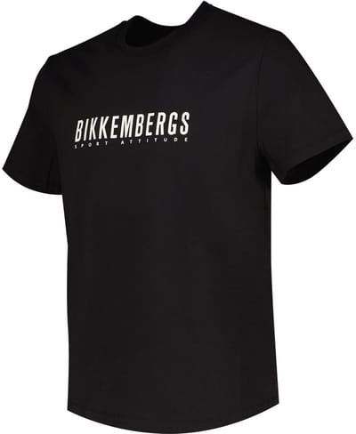 Bikkembergs Bmt0713 T-shirt Met Korte Mouwen Zwart S Man
