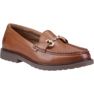 Hush Puppies Verity Snaffle Leren Dames Tan Loafers