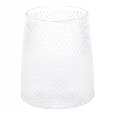 Koopman - Decoratieve Vaas - 18 cm - Transparant - Glas