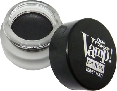 Pupa Vamp Velvet Matt Cream Eyeshadow Crème Oogschaduw Oogmake-up Kleur 4.5g - 600 Black