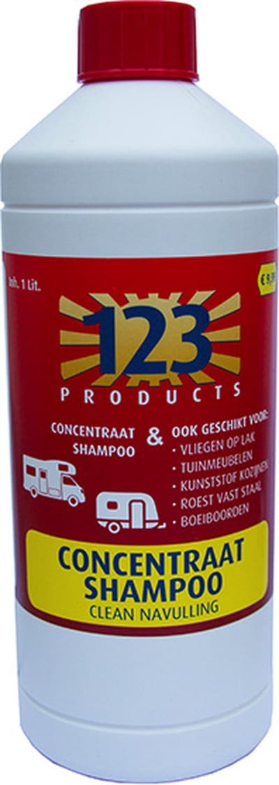 123 Products Clean Concentraat Shampoo 1 Liter