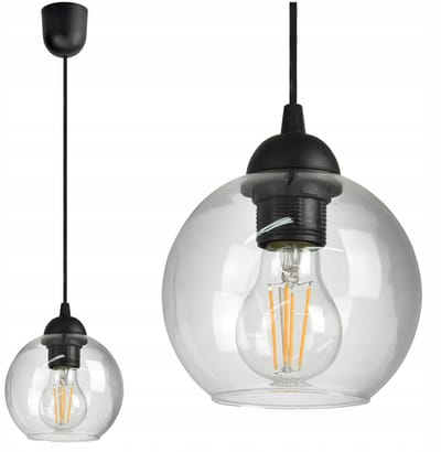 Glazen Hanglamp Bol - Modern Design - E27 Fitting