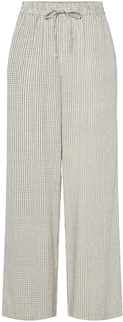 Pieces Wide leg broek PCPIA LINNENMIX