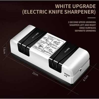 Aiguiseur de couteaux électrique Aiguiseur de coupe automatique multifonction pour tournevis à fente Ciseaux Couteaux Aiguiseur rapide électrique L