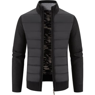 Herfst en Winter Nieuwe Heren Gebreid Vest met Dik Kasjmier Koreaanse Versie van De Trend Losse Kleur Trui Vest Jas 3XL black