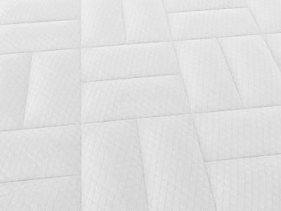 Vente-unique Set 160 x 200 cm bedbodem met opbergruimte wit + matras schuim en traagschuim-gel 7 zones dikte 22cm - SOMIRA van YSMÉE