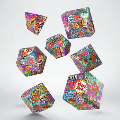 Full Art Dice Set - Graffiti