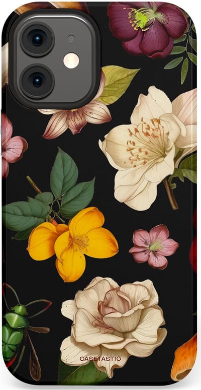 Casetastic Hoesje Geschikt voor Apple iPhone 12 Mini - Stijlvolle Beschermende Duo-layer Case - Bosrijke betovering