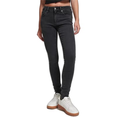 Superdry - Vintage skinny jeans van biologisch katoen met middelhoge taille - Dames - Jeans