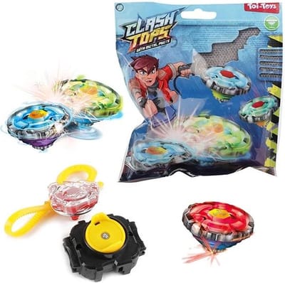 Toi Toys Metalen tol Gyroscopic met afschieter 4 soorten