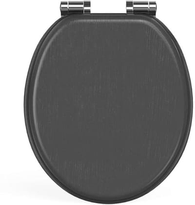 Toiletbril met Softclose en Snelsluiting voor Eenvoudige Reiniging - Zwart