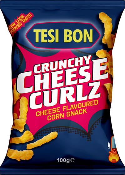 Tesi Bon Crunchy Cheese Curlz (14st)