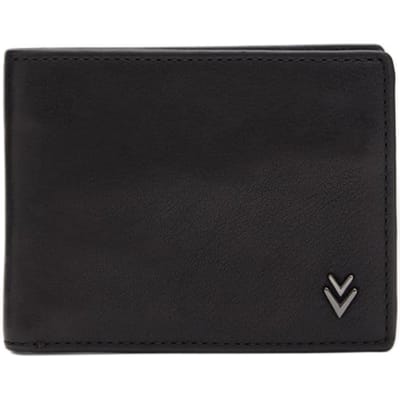 John Varvatos Heritage Bi-fold Black Maat: OS | Portemonnees Outlet | Heren | Zwart