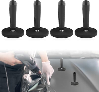 Solidchoice - Set van 4 Magnetische Houder voor Auto met Plastic Handvat
