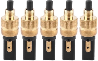 Dailygoods - Koppelingspedaalschakelaar - Achterlicht - 5 Stuks - Geschikt voor Motorfiets - Hoogwaardige Koper - Betrouwbare Schakelaars