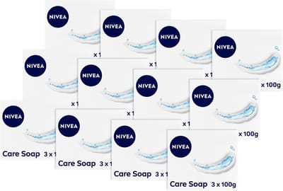 NIVEA Tabletzeep Creme Soft 12 x 3x 100 gr