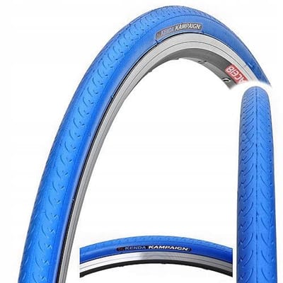 Kenda K177 Kampaign - Racefietsband - 700 x 23c - Gladde Slick - Blauwe Kleur
